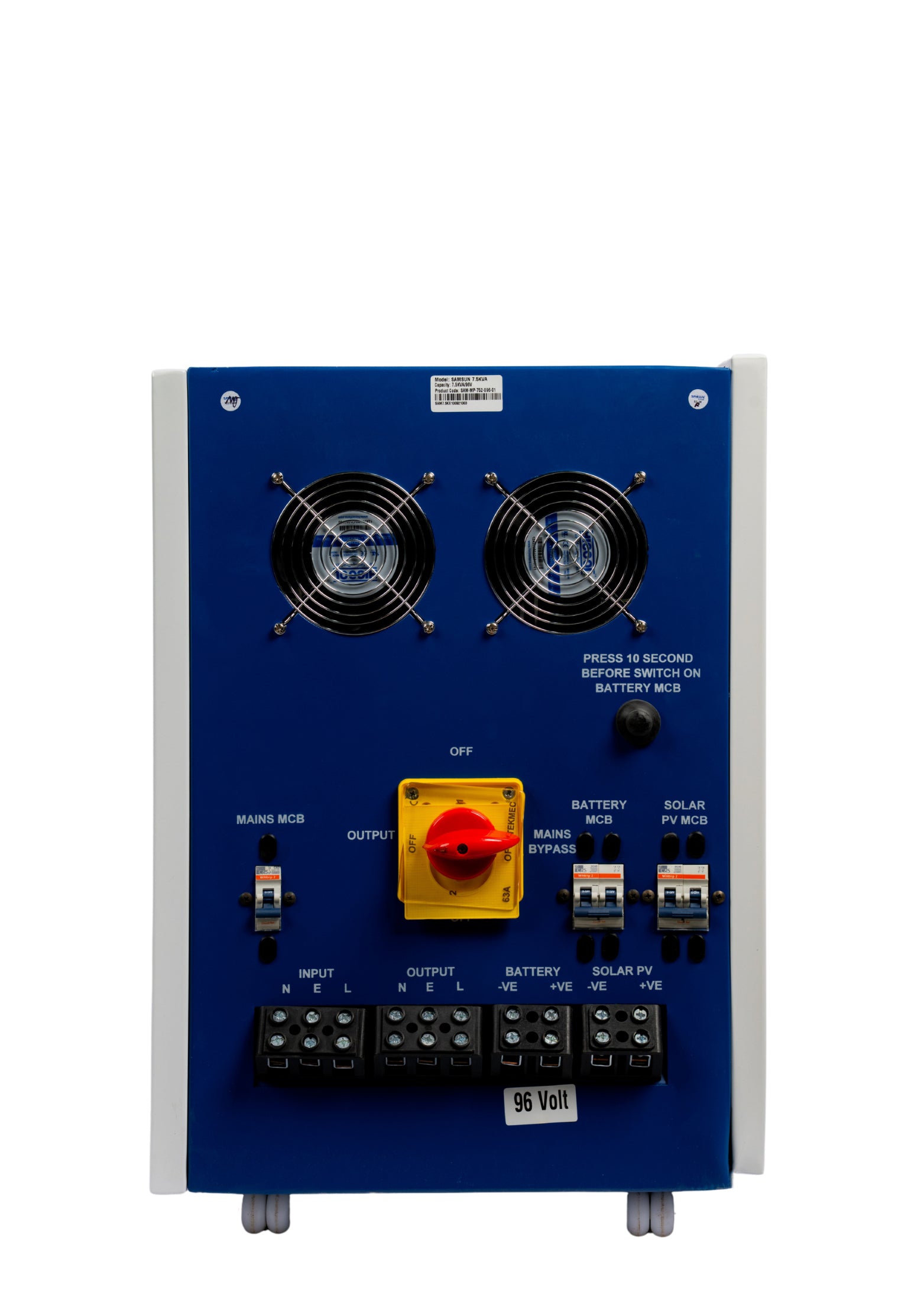 SAMSUN ULTRA 7500VA/96V MPPT HYBRID INVERTER