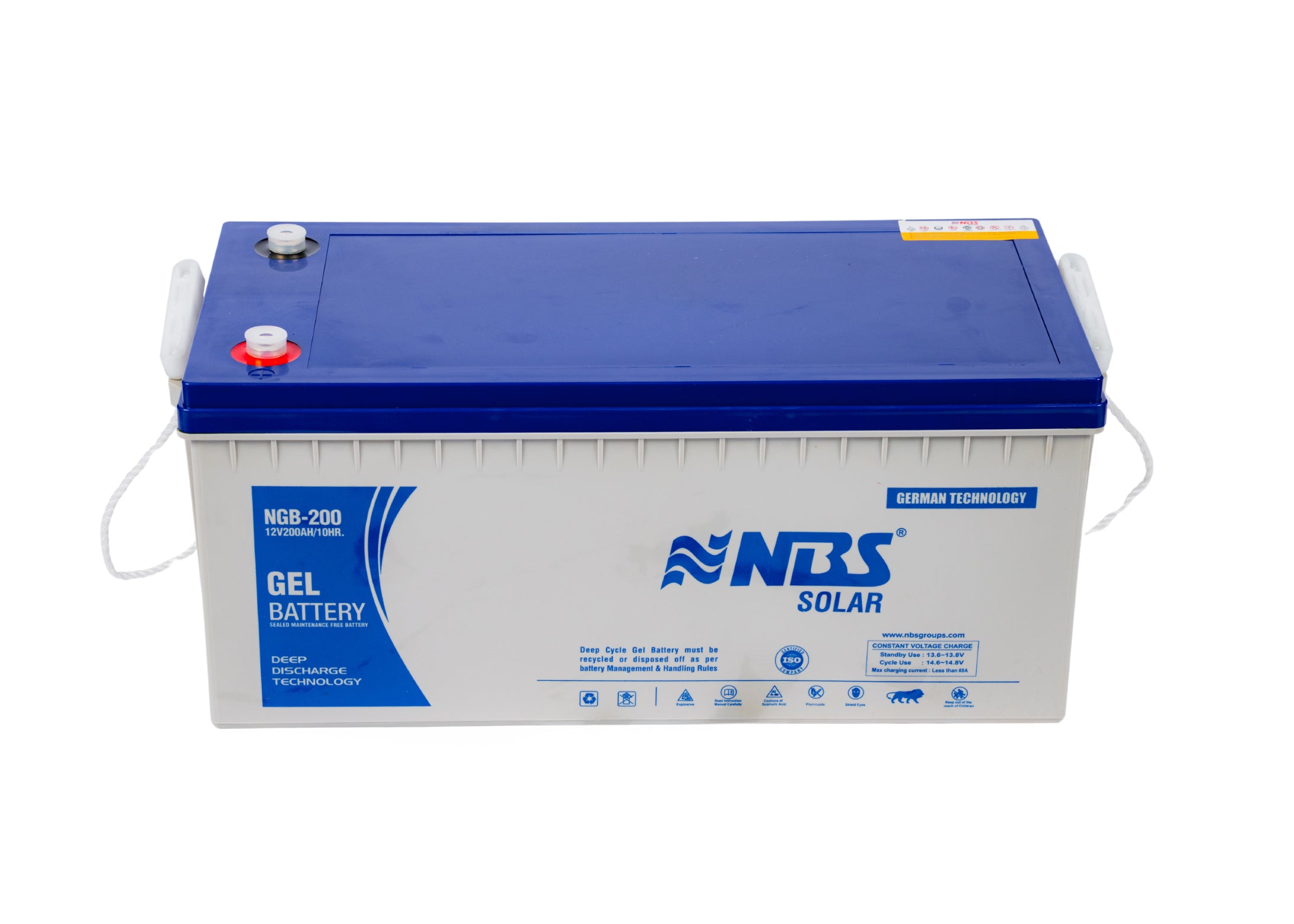NBS SOLAR DEEP CYCLE GEL BATTERY 200AH/12V