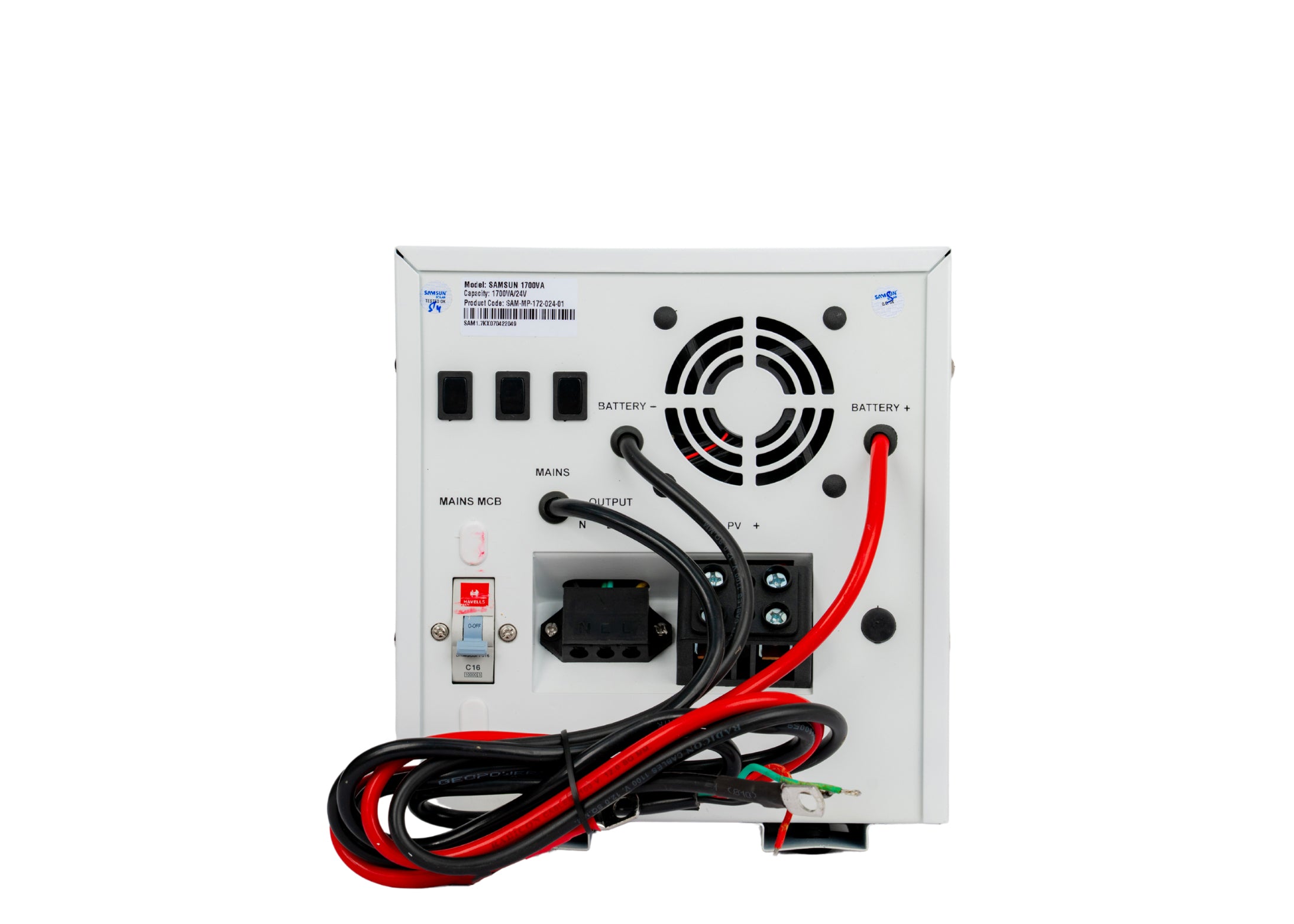 SAMSUN ULTRA 1700VA/24V MPPT HYBRID INVERTER