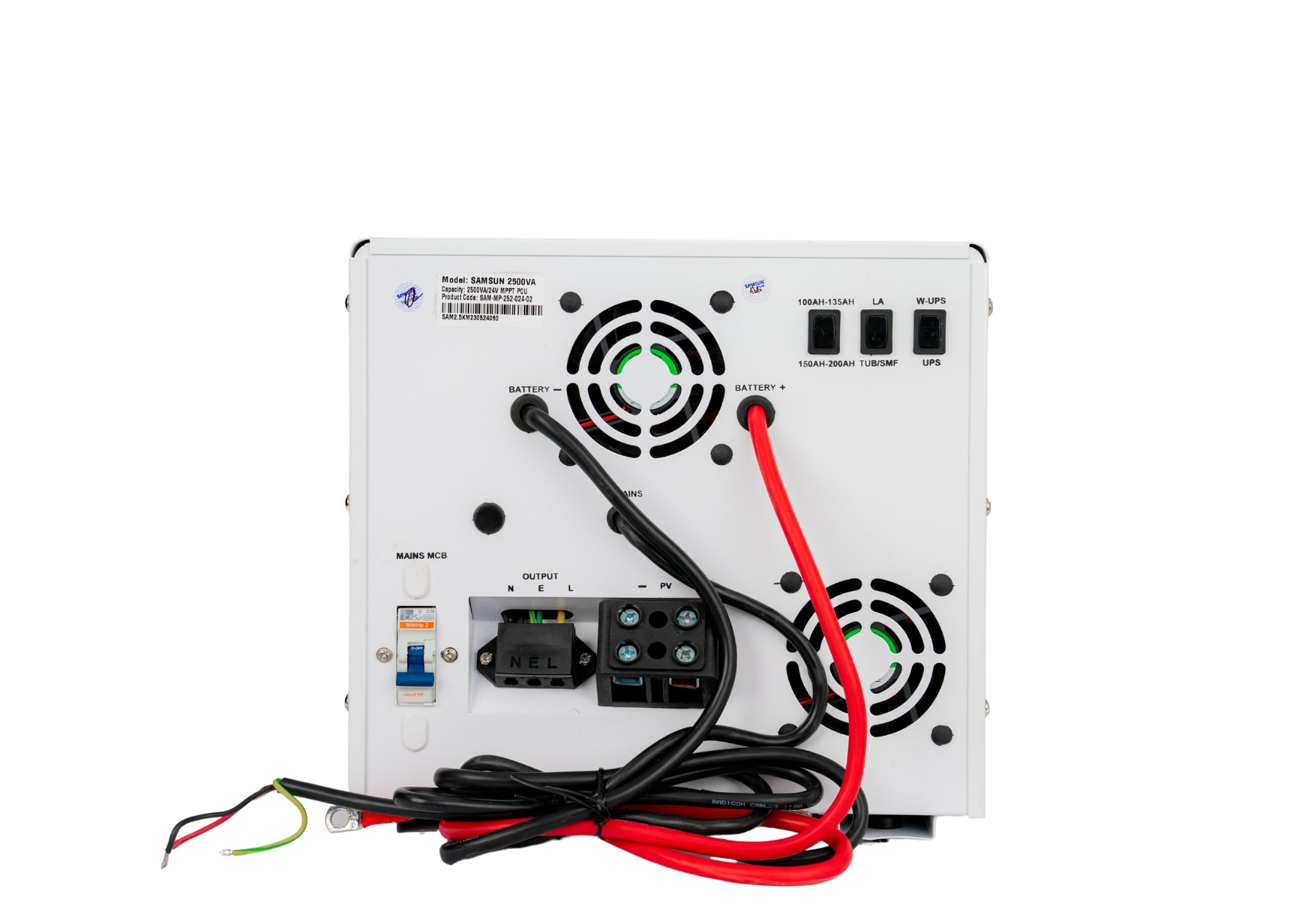 SAMSUN ULTRA 2500VA/24V MPPT HYBRID INVERTER