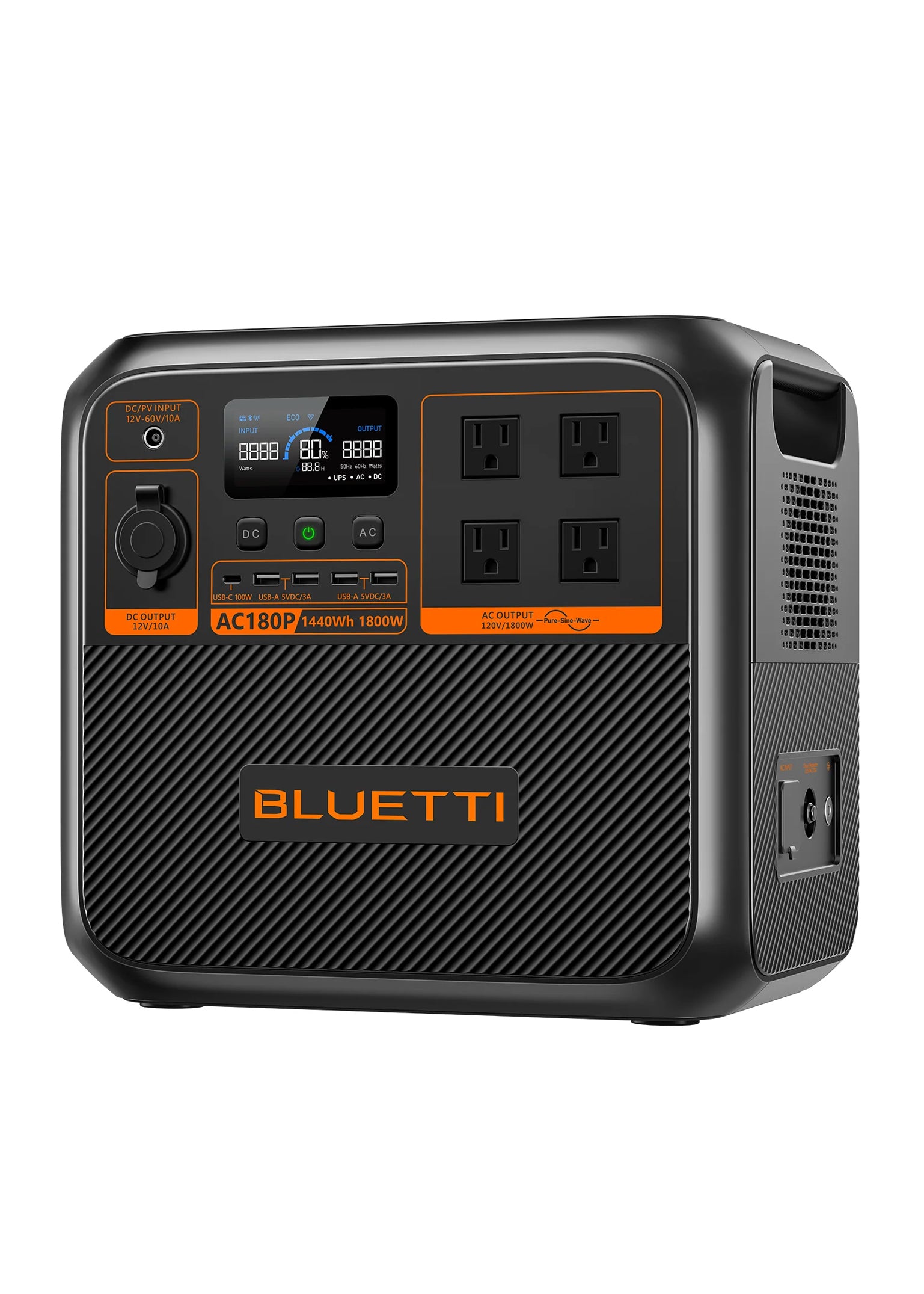 BLUETTI PORTABLE POWER STATION AC180P (1800W)