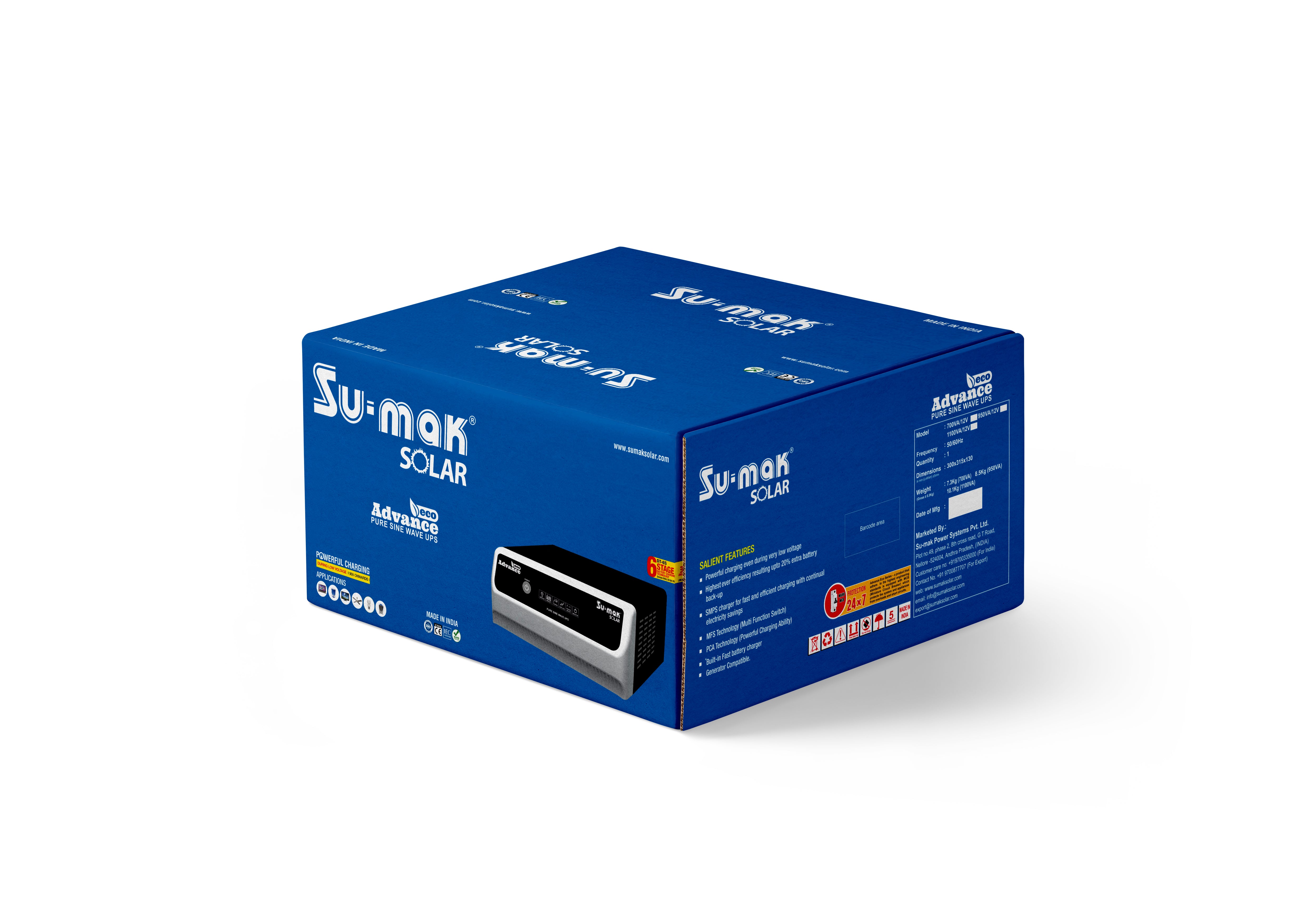 SUMAK INVERTER ADVANCE ECO 700VA/12V