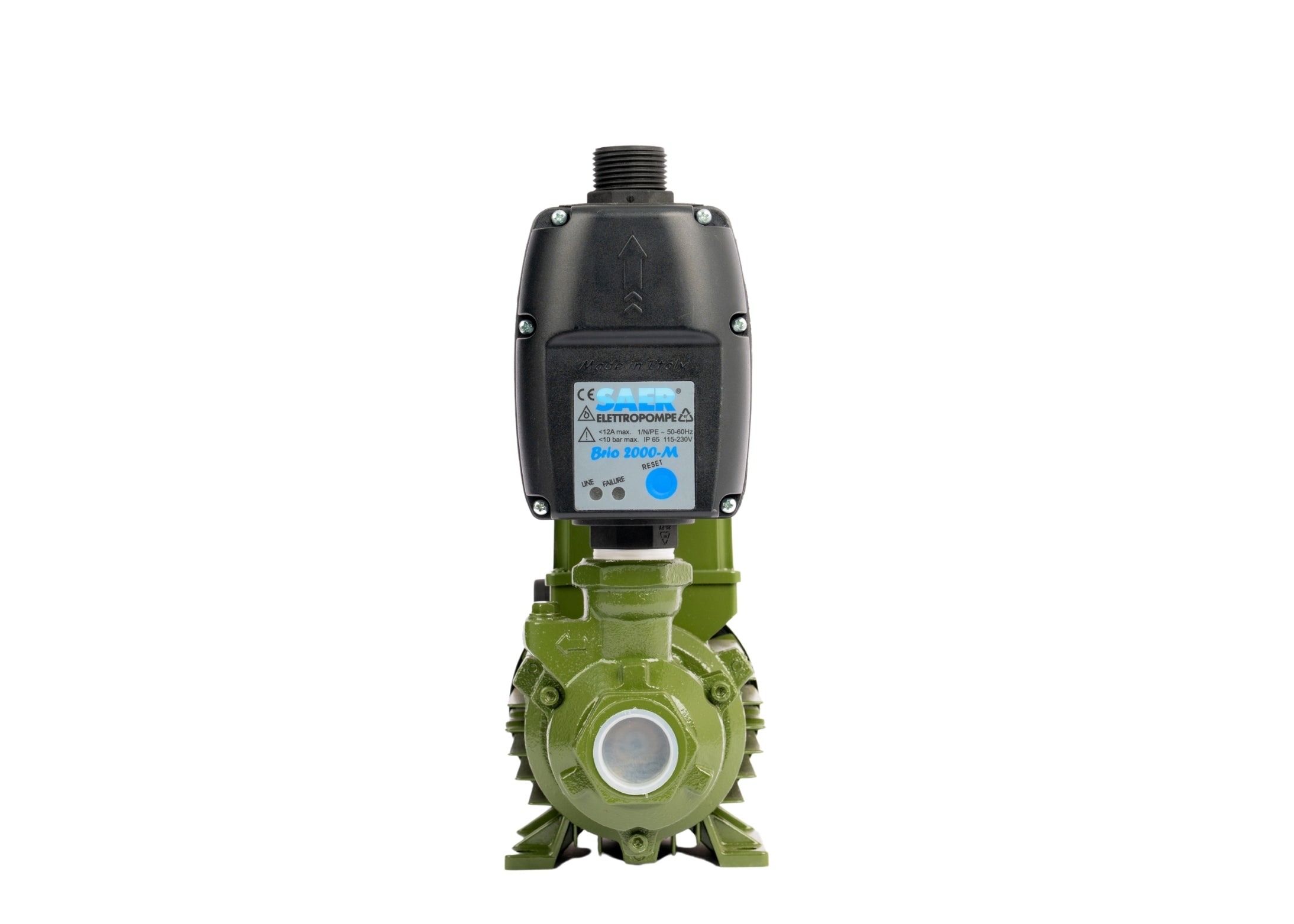 SAER KF0 V230 0.5HP 1PH 50HZ +TE With Pressure Control KIT