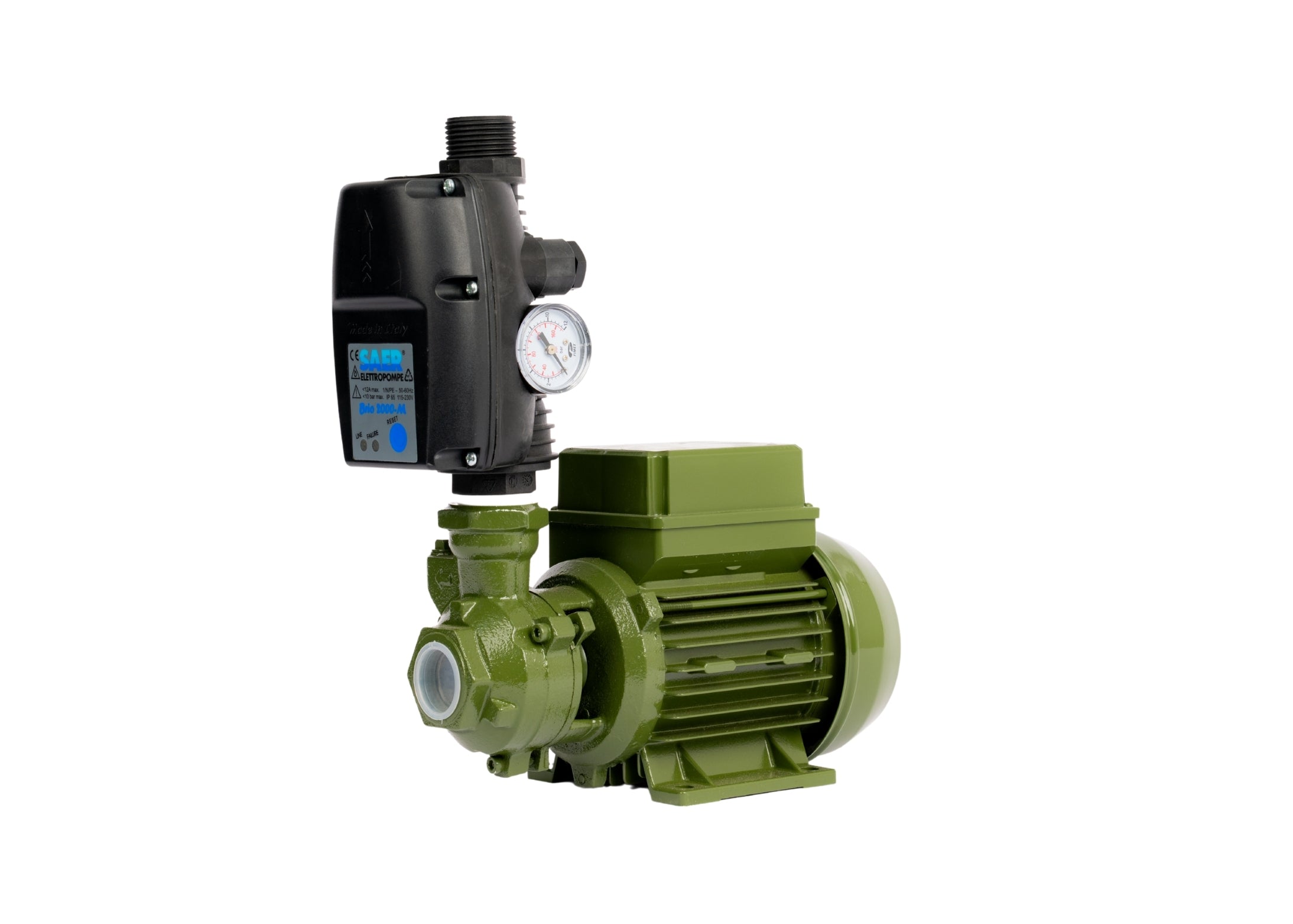SAER KF0 V230 0.5HP 1PH 50HZ +TE With Pressure Control KIT
