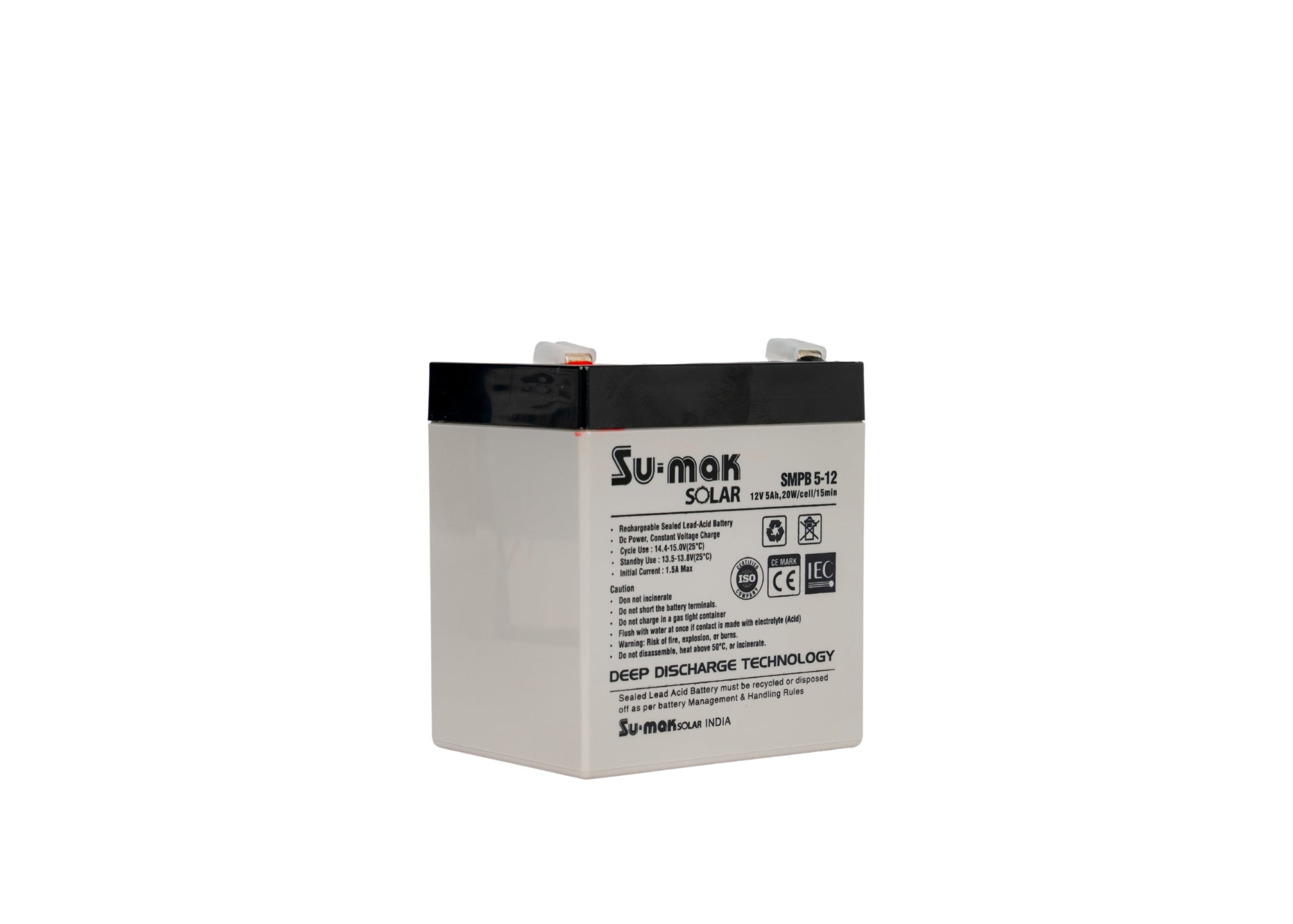 SUMAK SMF BATTERY 5AH/12V